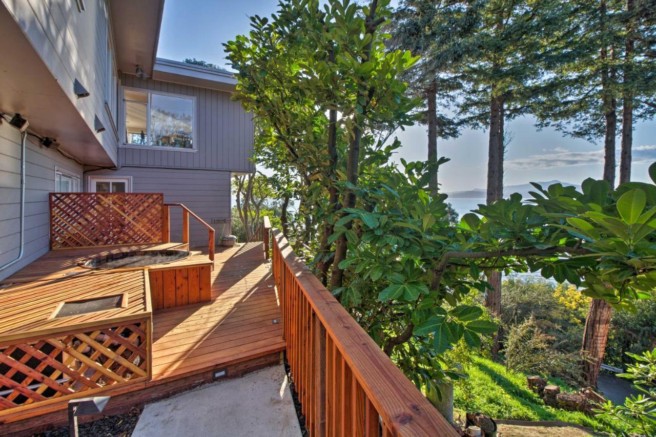 Luxury Studio With Hot Tub And San Francisco Bay Views Richmond Exterior foto